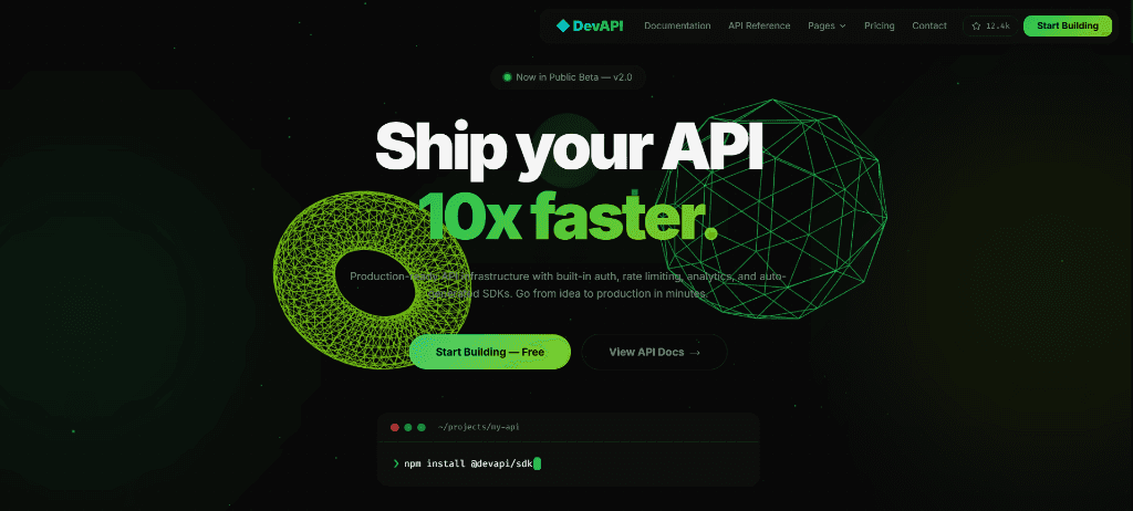 DevAPI - High-Performance API Infrastructure