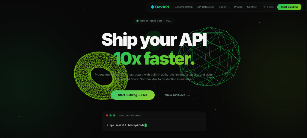 DevAPI - High-Performance API Infrastructure